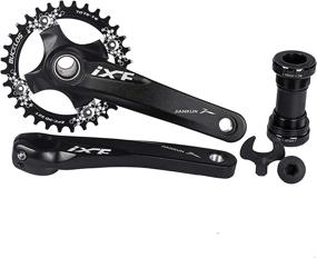 img 3 attached to US Stock¡¿104 BCD 32T-38T Mountain Bike Crankset: Aluminum 🚲 Alloy MTB Crank Set with Round/Oval Chainring - Shimano/FSA Gaint Compatible