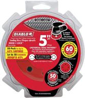 diablo dcd050060h50g 60 grit universal orbital logo