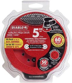 img 1 attached to Diablo DCD050060H50G 60 Grit Universal Orbital