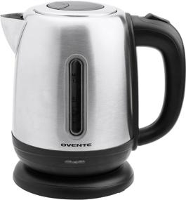 img 2 attached to Ovente 1.2L Stainless Steel Electric Kettle with One-Press Open Lid, 1100W Portable Tea Maker – Fast Heating, Auto Shut-Off, Boil-Dry Protection (Silver KS22S)