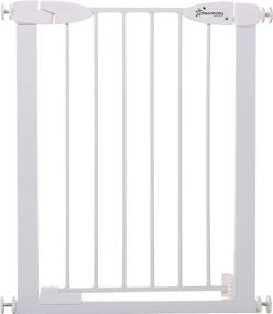 img 4 attached to Dreambaby Boston Magnetic Auto Close Security Gate, White, Adjustable Width 24.5-26.5 inches