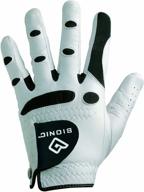 🏌️ bionic men's stablegrip golf glove with patented natural fit technology - durable genuine cabretta leather for long-lasting performance logo