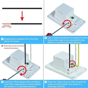 img 1 attached to Save Energy with GREENCYCLE Receptacle Electrical Power Saving Nightlight for Industrial Use