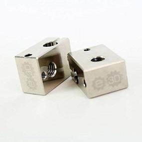 img 1 attached to 🔥 E3D V6 Copper Plated Block Cartridge for Enhanced Performance