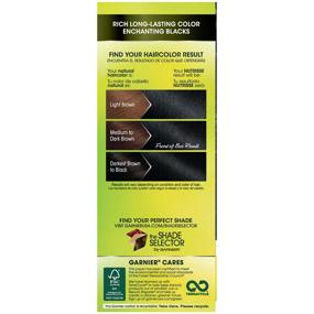 img 1 attached to 💇 Garnier Nutrisse Nourishing Creme Hair Color, 11 Blackest Black - Pack of 2