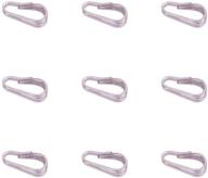 pandahall elite 10pcs s925 sterling silver snap bail hook pinch clip necklace clasps dangle pendant charms chain connectors for jewelry making platinum - necklace choker diy craft logo