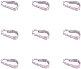 img 4 attached to PandaHall Elite 10pcs S925 Sterling Silver Snap Bail Hook Pinch Clip Necklace Clasps Dangle Pendant Charms Chain Connectors for Jewelry Making Platinum - Necklace Choker DIY Craft