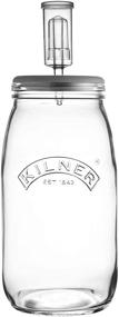 img 4 attached to 🌱 6-Piece Kilner Fermentation Set with 3-Liter Glass Jar, Silicone Lid, Airlock and Bung, Ceramic Stones, and Recipe Booklet for Home Fermenting and Pickling