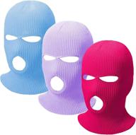 pieces 3 hole knitted balaclava thermal outdoor recreation for hiking & outdoor recreation clothing logo