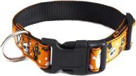 👻 zifeipet halloween dog collar - adjustable & durable collar with ghost pattern - halloween accessories for small, medium, and large dogs логотип