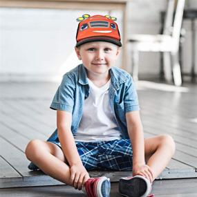 img 3 attached to 🧢 Nickelodeon Blaze and The Monster Machine Toddler Boys Baseball Cap - 100% Cotton, Age 2-5