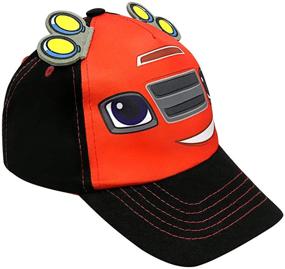 img 1 attached to 🧢 Nickelodeon Blaze and The Monster Machine Toddler Boys Baseball Cap - 100% Cotton, Age 2-5