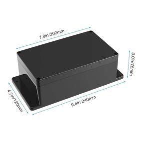 img 3 attached to 🔒 Универсальная водонепроницаемая пластиковая разъемная коробка для электроники: идеальное решение для корпуса