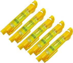 img 4 attached to 📏 5-Pack Bubble Level: Ideal for Building Trades, Engineering, Surveying, Metalworking and Equipment Measurement