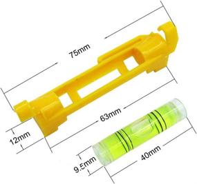 img 2 attached to 📏 5-Pack Bubble Level: Ideal for Building Trades, Engineering, Surveying, Metalworking and Equipment Measurement