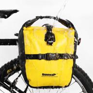 🚲 waterproof rhinowalk bike pannier backpack rack saddle bag - laptop shoulder bag pannier rack bicycle bag logo