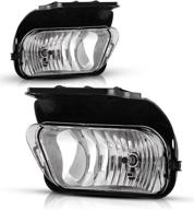 🚘 fog lights for chevy silverado/avalanche (2003-2007/2002-2006) without body cladding - clear lens (2pcs) autowiki logo