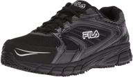 👟 fila men's memory reckoning 7: slip-resistant steel toe running shoe for work logo