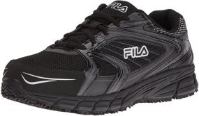 img 4 attached to 👟 Fila Men's Memory Reckoning 7: Slip-Resistant Steel Toe Running Shoe for Work