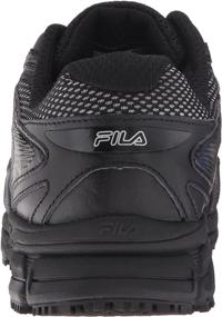 img 2 attached to 👟 Fila Men's Memory Reckoning 7: Slip-Resistant Steel Toe Running Shoe for Work