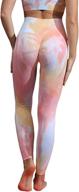 🍑 vundo tie dye leggings - enhance your curves with ruched butt lifting, compression booty workout pants for women logo