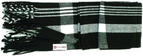 img 3 attached to 🧣 Stay Stylish and Warm with Alpine Swiss Winter Scarves - Unisex Men's Fashion Accessories