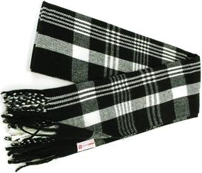 img 1 attached to 🧣 Stay Stylish and Warm with Alpine Swiss Winter Scarves - Unisex Men's Fashion Accessories