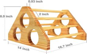 img 3 attached to 🐔 Premium Handmade Chicken Perch Stand Swing for Hens and Chicks in Jungle Gym Style - Hammer Wood Coop