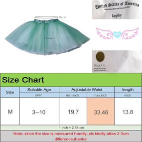 img 3 attached to Layered Tulle Princess Skirt for Girls - Fashionable Skirts & Skorts