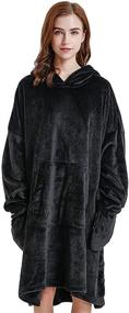 img 4 attached to Wearable Blanket Sweatshirt Hoodie Oversized