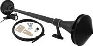 🚂 vixen horns waterproof single trumpet train horn for 12v vehicles - loud db sound, marine grade finish. ideal for boat, truck, car, semi, pickup, jeep, suv vxh1168b logo