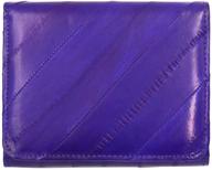 💼 vidlea eel skin zipper wallet for women: compact bifold credit card holder & coin purse logo