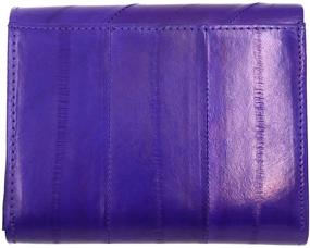 img 1 attached to 💼 Vidlea Eel Skin Zipper Wallet for Women: Compact Bifold Credit Card Holder & Coin Purse