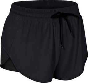 img 1 attached to 🏃 Comfort meets Function: BLEVONH Women's Drawstring Waist Athletic Running Shorts with Inner Pocket