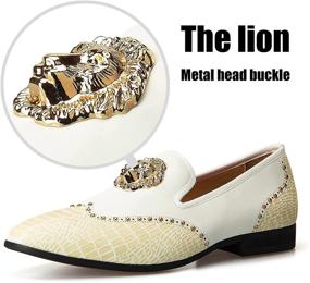 img 3 attached to JITAI Luxury Loafers: Premium Leather Men's Shoes with Unmatched Comfort and Slip-On Convenience