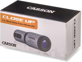 img 1 attached to Enhance Your Vision with 🔍 the Carson CloseUp 6x18mm Close-Focus Monocular (CF-618)