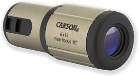 img 4 attached to Enhance Your Vision with 🔍 the Carson CloseUp 6x18mm Close-Focus Monocular (CF-618)