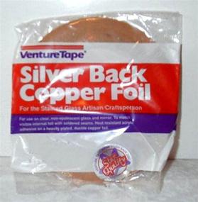 img 1 attached to 🔒 High-Quality 1/4 Inch Venture Silver Backed Copper Foil: Ideal for Crafts and Stained Glass Projects