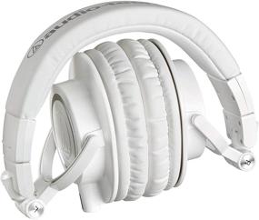 img 2 attached to 🎧 White Audio-Technica ATH-M50XWH Studio Monitor Headphones: A Professional Choice