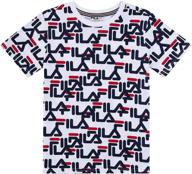 рубашка с коротким рукавом fila classic логотип