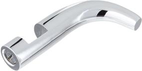 img 1 attached to 🚿 Stylish and Convenient Whitehaus WHSHK01-C Slide-on Shower Door Robe/Towel Hook in Polished Chrome