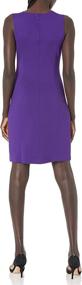 img 3 attached to Lark &amp; Ro Women's Sleeveless Crewneck Sheath Dress with Seaming - Amazon Brand