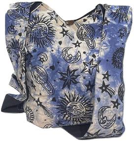 img 4 attached to 🌟 Оригинальная коллекция - Небесная плечевая сумка-кошельк в голубом цвете: Звездный аксессуар для любителей моды