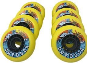 img 2 attached to G Good Gear Outdoor Hockey Wheels with Bearings for Superior Performance on Asphalt