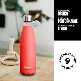 img 2 attached to 🔵 S'well Bottle Handle - White Speckle - Convenient Accessory for S'well Water Bottle - Innovative Design - Flexible Grip - BPA-Free Soft Silicone