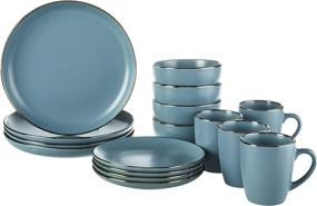 img 4 attached to 🍽️ Pfaltzgraff 5256017 Hadlee 16 Piece Dinnerware: Elegant and Versatile Tableware Set for Every Occasion