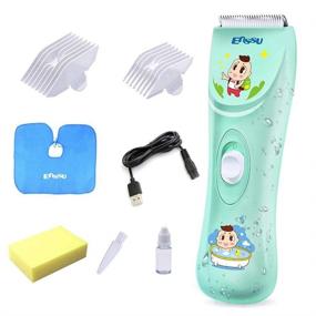 img 4 attached to 👶 ENSSU Baby Hair Clippers: Quiet and Sensory-Friendly Trimmers for Kids with Sensitivity. Cordless, Waterproof, and Professional Cutting Kits for Infants.