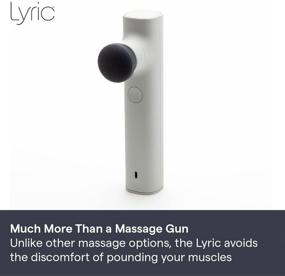 img 2 attached to 🔆 The Lyric Therapeutic Massager with Rhythm Therapy™: Lightweight & Wi-Fi-Enabled Solution for Muscle Pain Relief & Relaxation