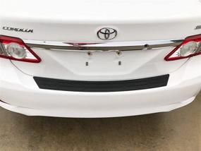 img 3 attached to 🚗 Custom Fit Black Rear Bumper Protector for 2011-2013 Toyota Corolla Scratch Cover - Red Hound Auto Replacement