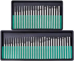 img 4 attached to Premium 50-Piece Titanium Engraving Milling Carbide Set: Superior Precision and Durability